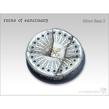 Ruins of Sanctuary - 50mm Round Lipped Base # 2