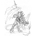 Kyra & Lavarath (Dragon and Rider)