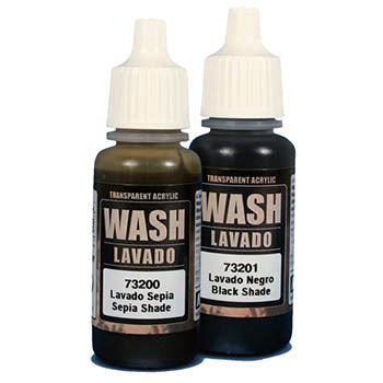 vallejo wash sepia paints shade